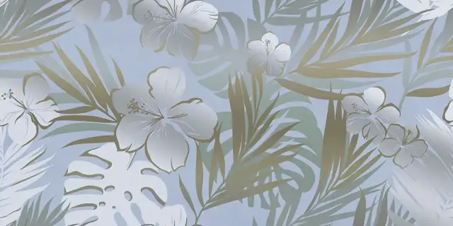 Керамическая плитка Колорес цветок небесно-голубой / Декор 31.5*63 Colores fiore celeste