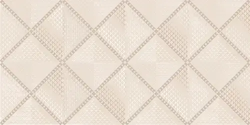 Керамическая плитка Флоранс геометрия слоновая кость / Декор 31.5*63 Florence geometrico marfil