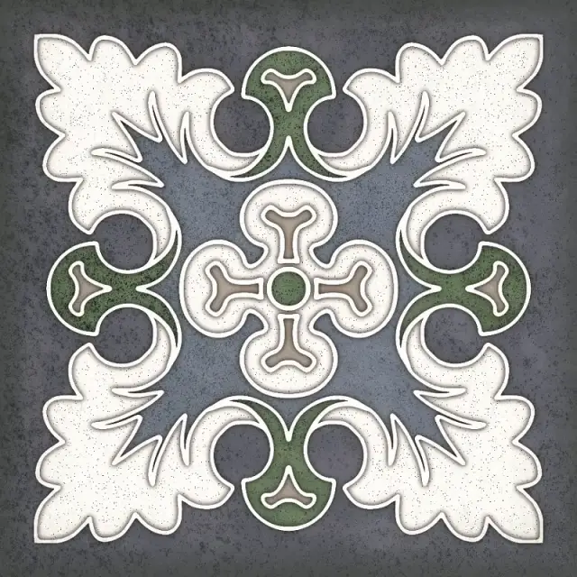 Керамическая плитка Смальта декор синий / Плитка SMALTO DECOR 1 BLU 15*15