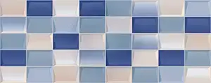 Керамическая плитка Элисса мозаика синий / Плитка 20,1*50,5 Elissa mosaico blu 1c
