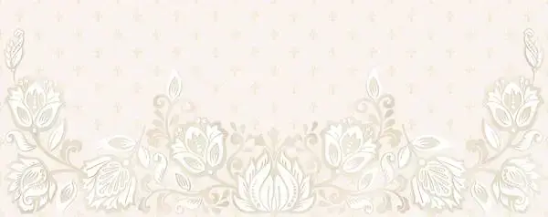 Керамическая плитка Аурелия роял цветы кремовый / Плитка 20.1*50.5 Aurelia royal flores crema