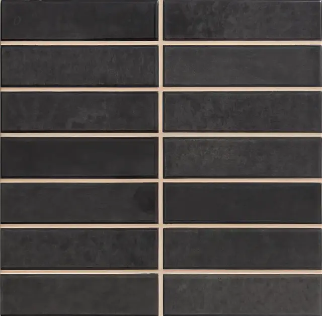 Керамическая плитка Найроби стикс сланцево-серый белая глина / WB Nairobi sticks slate 2,5X10