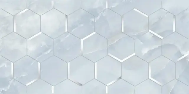 Керамическая плитка Оникс форма синий / Декор 31.5*63 Onice forma blu
