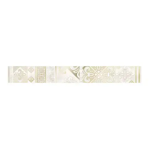 Керамическая плитка Аурелия королевская лилия / Бордюр 6.2*50.5 Aurelia royal lilia 1c
