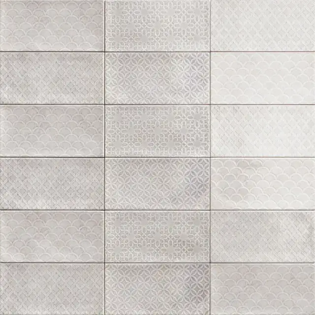 Керамическая плитка Декор Камден серый / Decor camden grey