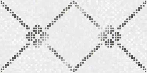 Керамическая плитка Пиксель белый / Декор 31.5*63 Pixel blanco 1c