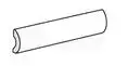 Equipe Village Карандаш Pencil Bullnose White 3x20 глазурованный глянцевый