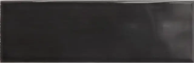Equipe Island Настенная керамическая плитка Black 6.5x20 глазурованный глянцевый