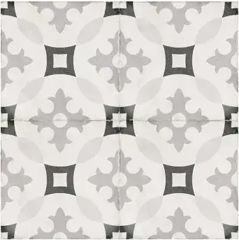 Equipe Art Noveau Керамогранит Karlsplatz Grey 20x20 натуральный