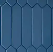 Equipe Arrow Настенная керамическая плитка Adriatic Blue 5x25 глазурованный глянцевый