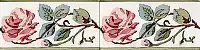 Cenefa Rosas Pb Carmin C/C B