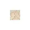 Вставка Beige Bottone Leaf Lappato / Беж Лиф Лаппато