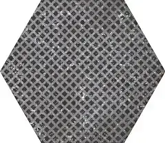 Hexagon Melange Black (6 Вариантов Паттерна)