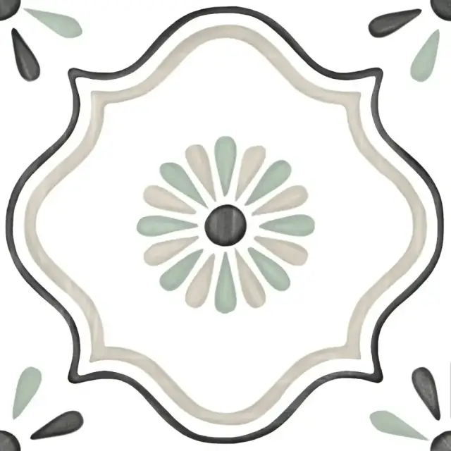 HARMONY TANGER SAND FLOWER 12.3х12.3 Q-39