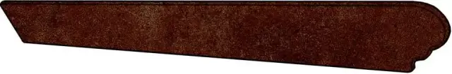 Tapa Peldano Redonda Urban Caoba izda (Left) ZZ 3.6x33
