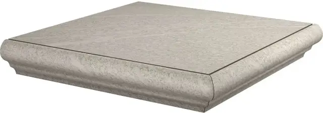 Ступень угловая Бореале беж светлый |30x30