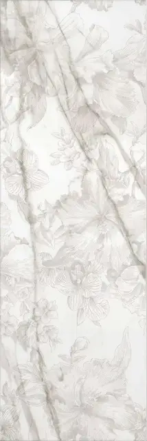 Декор Прадо цветы обрезной|40x120