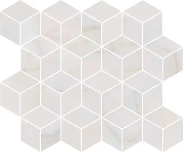 Декор Греппи белый мозаичный XX 45x37,5