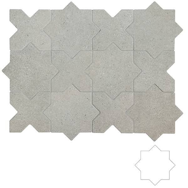 Гранит керамический 32726 ELDA STAR GREY 16,8x16,8 см