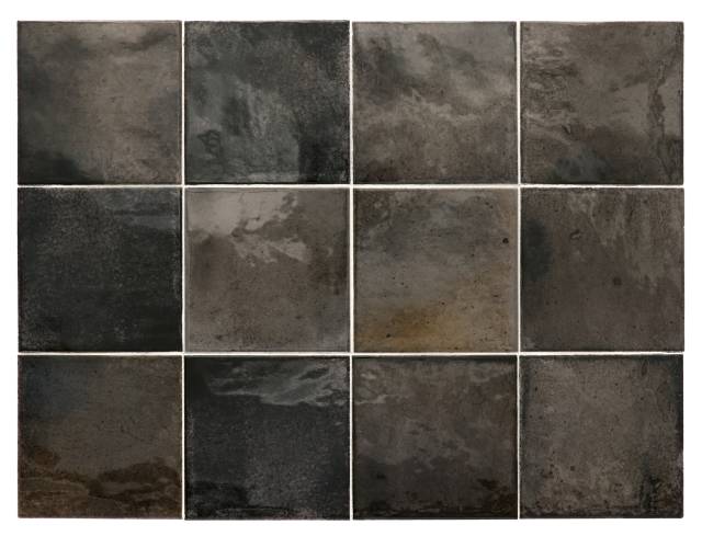 Плитка керамическая настенная 30011 HANOI Black Ash 10x10 см (98 кор./палл.)
