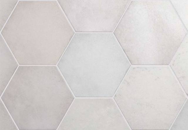 Плитка керамическая напольная 24950 HERITAGE HEXÁGONO Snow 17,5х20 см
