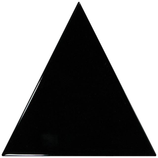 Плитка керамическая настенная 23821 SCALE TRIANGOLO Black 10,8х12,4 см