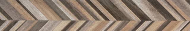 Гранит керамический 58611N JUST COLOR DECORI CHEVRON MIX Warm 20x120 см