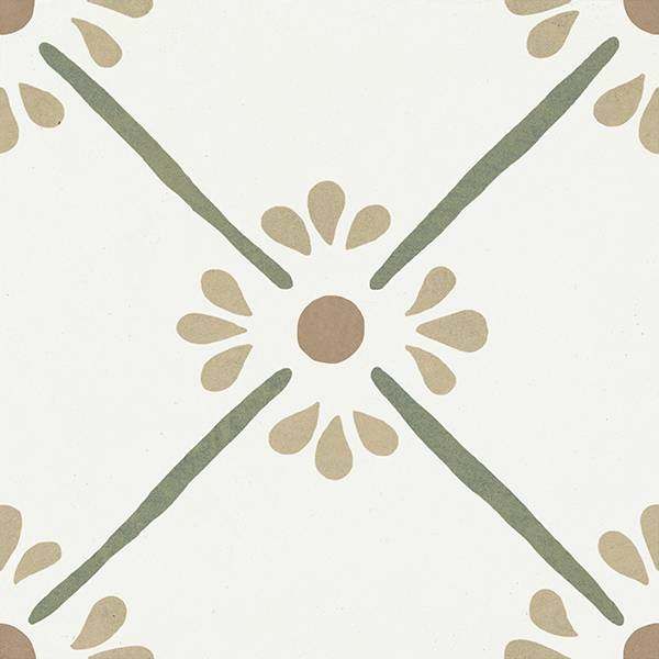 Гранит керамический 37788 PROVENZA GREEN FLOWER 22,3х22,3 см