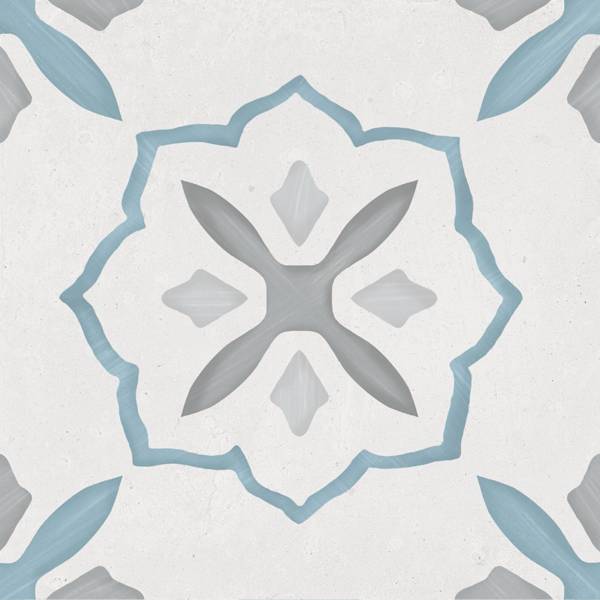 Гранит керамический 36154 SIROCCO BLUE CROSS 22,3х22,3х0,9 см