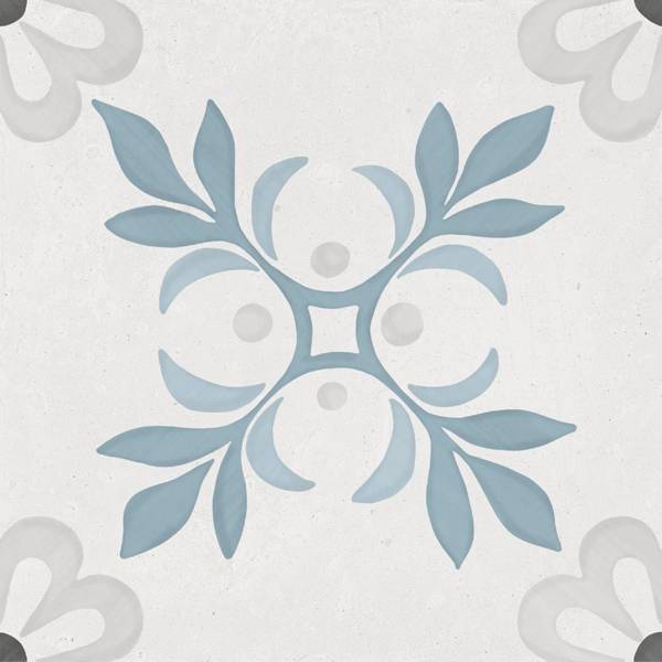 Гранит керамический 36518 SIROCCO BLUE GARDEN 22,3х22,3х0,9 см