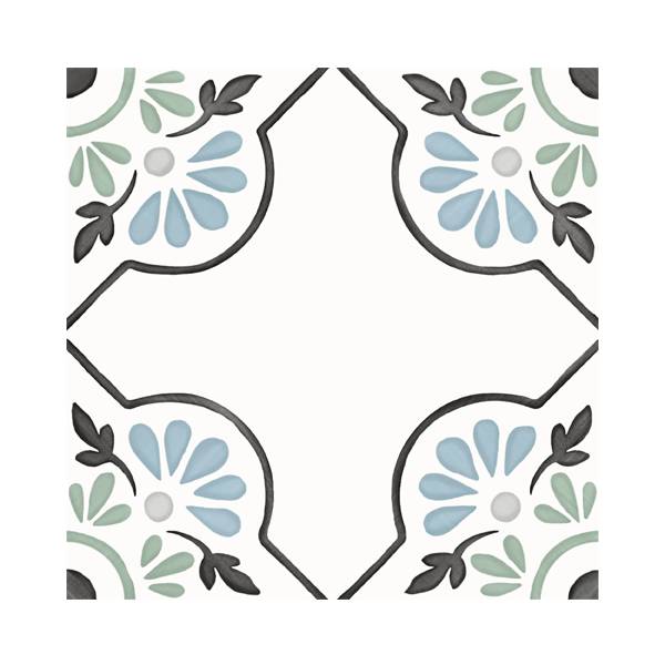 Гранит керамический 31079 TANGER Blue Petals 12,3x12,3 см