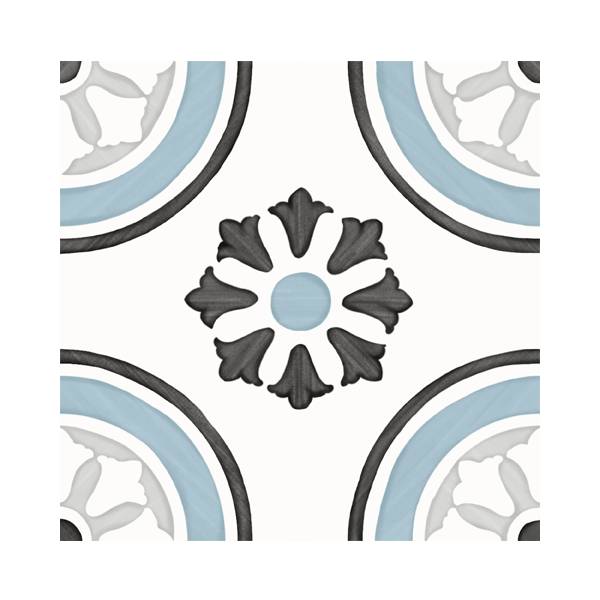 Гранит керамический 31085 TANGER Blue Dhalia 12,3x12,3 см