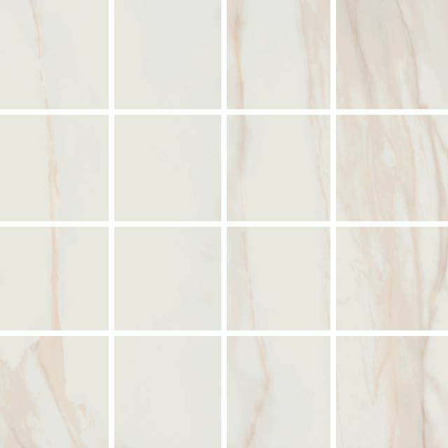 Мозаика керамическая полированная MARBLES MALLA TRESANA Blanco (7х7) 30x30 см