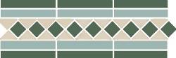 Бордюр керамический Border BELFAST 2 Strip Stand. (13+16+18) 42х14,5 см