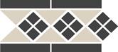 Бордюр керамический Border LISBON-1 with 1 strip Stand.(Tr.16, Dots 14, Strips 14) 28,1х15,1 см