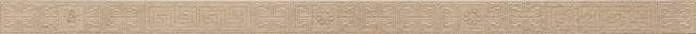 Бордюр керамический 261136 GREEK LISTELLO Beige/Oro 4x80 см