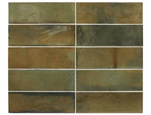 Плитка керамическая настенная 30034 HANOI Wild Olive 6,5x20 см