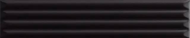Керамическая плитка UP 25x5 UP Cannettato Black Matte
