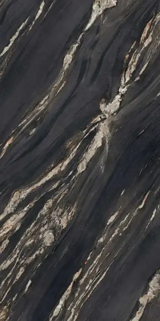 Керамогранит Ariostea Ultra Marmi Tropical Black Levigato Silk 6mm UM6SK300674 150x300