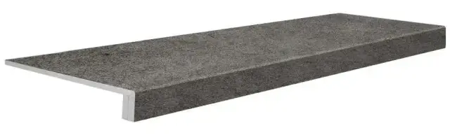 Ступень Gres de Aragon Клинкерная Peldano Recto Urban Grafito Anti Slip 970091 31.5x119.7
