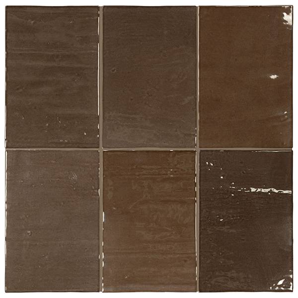 Плитка керамическая настенная 33110 MAREA Seal Brown 10х15 см