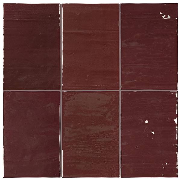 Плитка керамическая настенная 33114 MAREA Dark Merlot 10х15 см