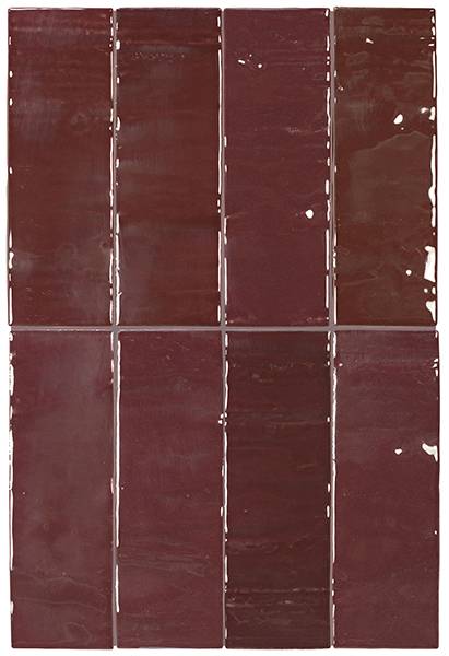 Плитка керамическая настенная 33121 MAREA Dark Merlot 5х15 см