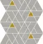 Italon Керамический гранит Avantgarde Мозаика Silver Luxor 30.7x30.9 натуральный
