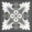 Керамическая плитка Смальта декор синий / Плитка SMALTO DECOR 1 BLU 15*15