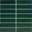 Керамическая плитка Найроби стикс зелёный белая глина / WB Nairobi sticks green 2,5X10
