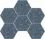 Керамогранит Инспайр синий шестиугольный / EC.Inspire blue hex