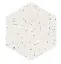 DNA Terrazzo Керамогранит White Colours 32x36.8 натуральный