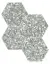 DURSTONE SIX Terazzo Керамогранит Sage 23x27 глазурованный матовый