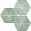 DURSTONE SIX Cementine Керамогранит Capri Aqua 23x27 глазурованный матовый